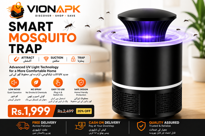 Smart Mosquito Trap – UV Light & Powerful Suction