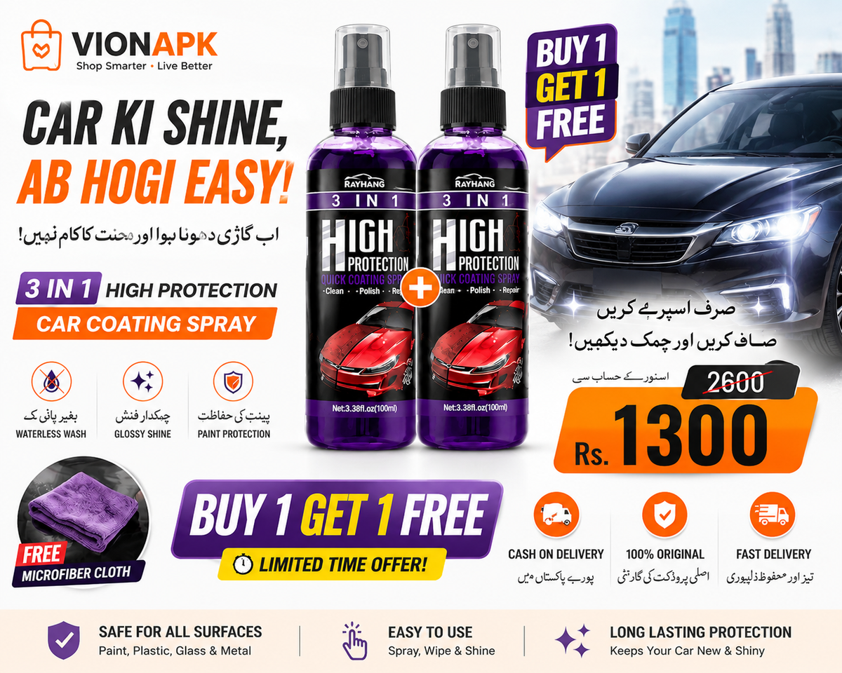 VIONAPK 3-in-1 Car Coating Spray