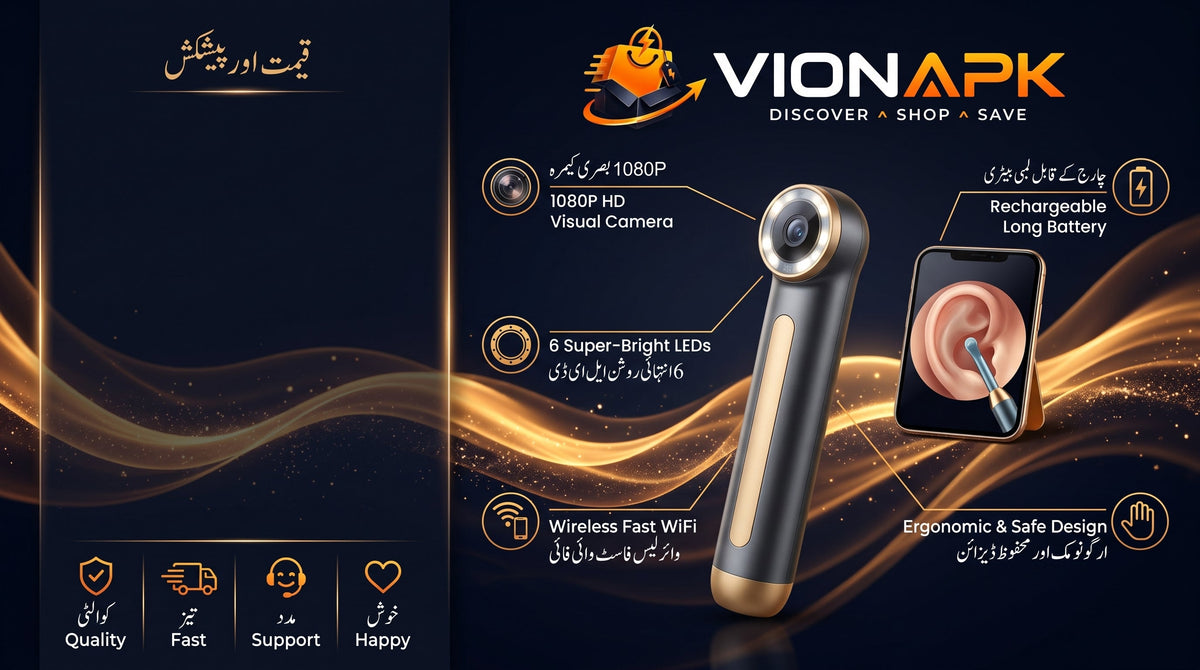 VIONAPK Wireless HD Ear Cleaner Camera Kit - additional view