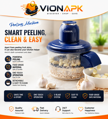Electric Fruit & Vegetable Peeler — Smart Peeling, Better Results